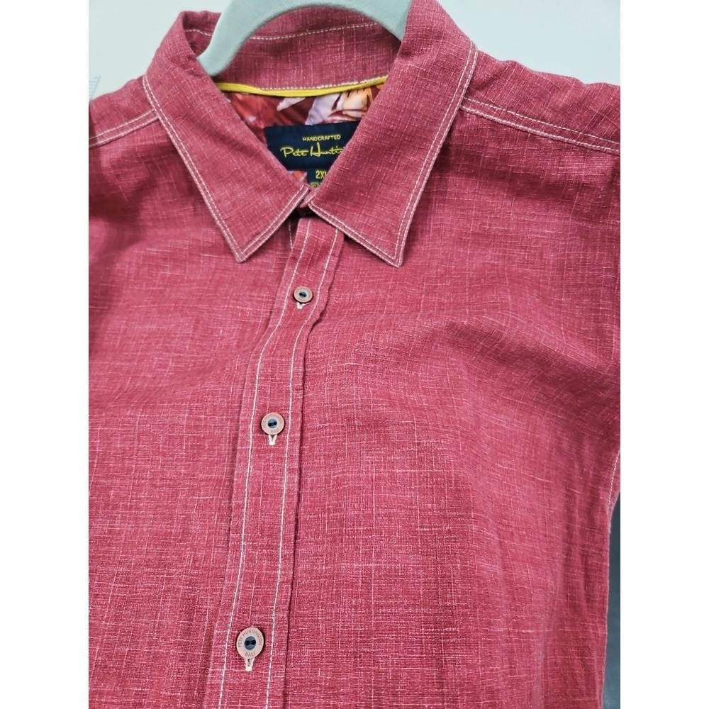 Pete Huntington Shirt Mens Long Sleeve Button 2XL
